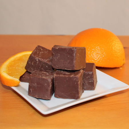Brevin's Dark Orange Chocolate Fudge